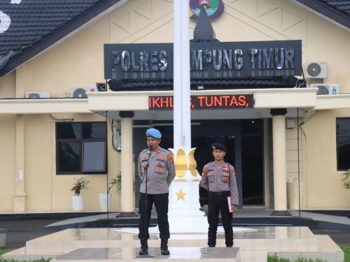 Kasi Propam Polres Lampung Timur Tekankan Kedisiplinan Anggota