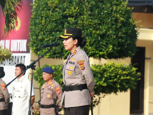 Kapolres Lampung Timur Peringatkan Masyarakat Waspada Cuaca Ekstrim